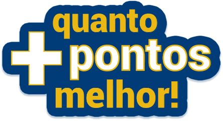 quanto mais pontos melhor!